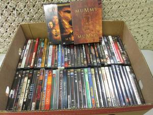 Box of DVD Movies  D-4...