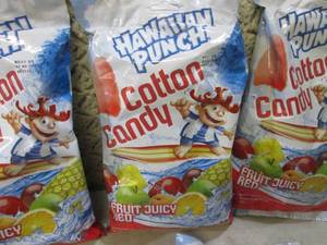 7 Bags of Hawaiin Punch Cotton Cand...