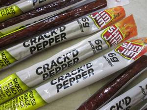 16 Slim Jim Crackd Pepper Smoked S...
