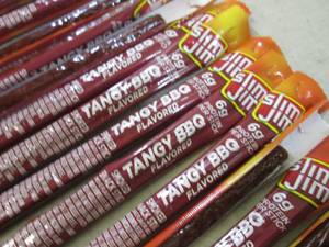 16 Slim Jim Tangy BBQ Smoked Snack ...
