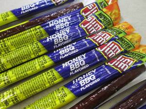 12 Slim Jim Honey BBQ Smoked Snack ...