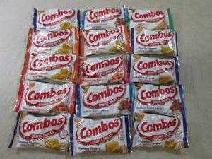 15 Bags of Combos Stuffed Snacks As...