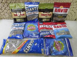 10 Bags of Assorted Sunflower Seeds...