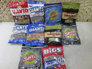10 Bags of Assorted Sunflower Seeds...