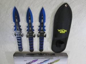 3pc 7.5 Razor Tactical Throwing Kn...