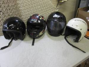 Lot of 4 Helmets  EW2...