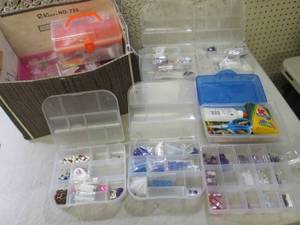 Large Lot of Assorted Crafting Bead...
