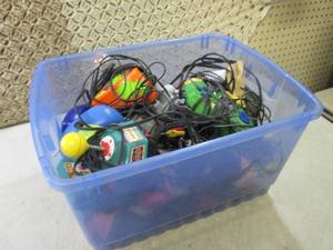 Container Full of Assorted Gameing ...