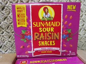 Sun-Maid Sour Raisin Snacks Mixed B...