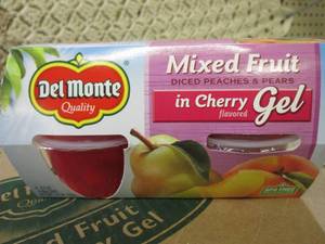 Del Monte Mixed Fruit in Cherry Gel...
