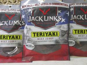 3 Bags of Jack Links Teriyaki Beef ...