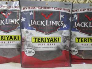 3 Bags of Jack Links Teriyaki Beef ...