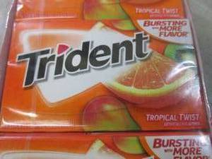 12 Packs of Trident Tropical Twist ...