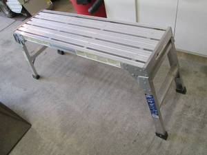 lot 46 image: Werner Aluminum Platform 12 X 39 ...