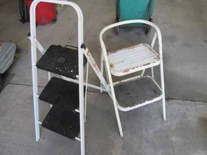 lot 50 image: (2) Step Stools See Photos...