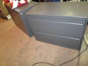lot 66 image: (2) Metal File Ca...