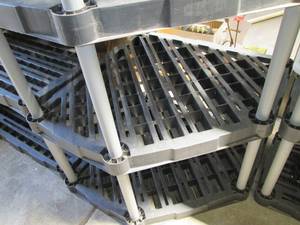 lot 95 image: Corner & Straight Plastic Rubbermai...