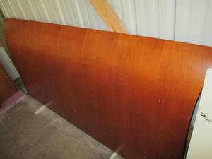 lot 158 image: King Size Wood Headboard 85 X 43.5...
