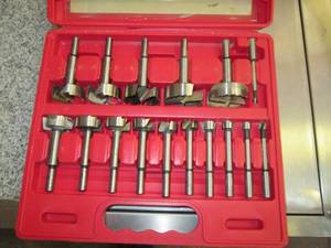 lot 170 image: Hickory Woodworking 16pc. Forstner ...