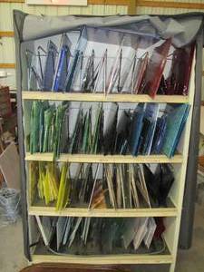 lot 211 image: Full Rolling Storage Shelving With ...