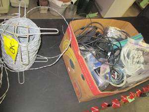 lot 218 image: Misc. Cables & 12 Roll of Horse Ca...
