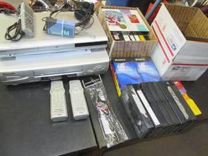 lot 231 image: Toshiba DVD Player, Panasonic VHS P...