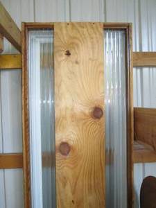 lot 235 image: Framed Privacy Glass Window 2 X 7...