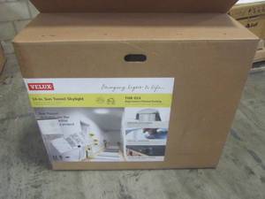 lot 219 image: Velux 14 in. Sun Tunnel Tubular Skylight with Rigid Tunnel and Pitched High Density Flashing THR 014 0000
