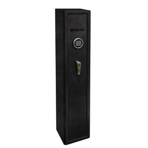 lot 418 image: Stack-On Home Defense Stand-Up Safe with Electronic Lock - Black Granite SHD-SU-BG-E