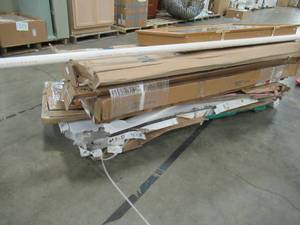 lot 406 image: WHOLESALE MIXED PALLET OF MISCELLANEOUS SHOWER DOORSWALLS, SHUTTERS AND MORE