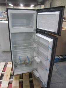 lot 302 image: Premium 7.4 cu. ft. Top Freezer Refrigerator in Silver, Counter Depth PRF736HS