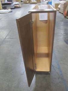 lot 317 image: Hampton Bay Benton Assembled 9x34.5x24 in. Base Cabinet in Butterscotch BT0935B-BT