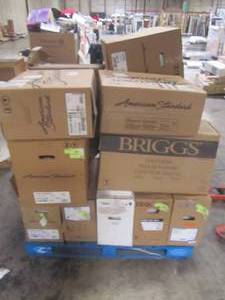 lot 340 image: WHOLESALE MIXED PALLET TOILETS AND TOILET TANKS