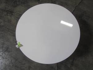 lot 233 image: Safavieh Deion Retro Mid Century Lacquer White Coffee Table FOX4259B