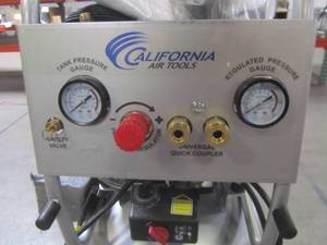 lot 7 image: California Air Tools 20 Gal. 2.0 HP Ultra Quiet and Oil-Free Electric Air Compressor 20020