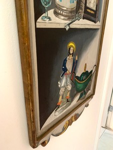lot 39 image: Hand Painted Artwork on Wood