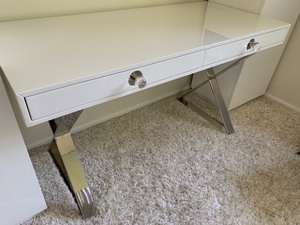lot 27 image: Bellini Modern Two Drawer Desk