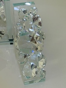 lot 28 image: Decorative Prism Bookends