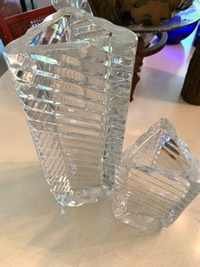 lot 68 image: Two Rogaska Crystal Vases