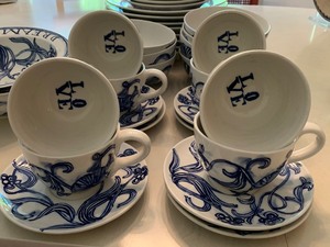 lot 57 image: RVAN HOFFMAN dish set