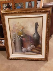 lot 29 image: Professionally Framed Painting-Bakker 32x28