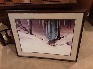 lot 30 image: Professionally Framed Atkinson Print 36x28