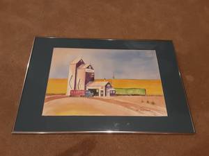 lot 33 image: Jim McChesney 30x20 Professionally Framed