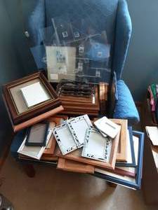 lot 54 image: Large Assortment Of Picture Frames