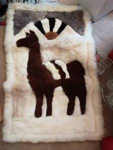 lot 84 image: Handcrafted Alpaca Hide