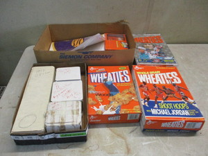 lot 49 image: Sports Cards and Wheaties Boxes