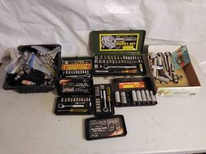 lot 97 image: Lots of misc Sockets and Rachets