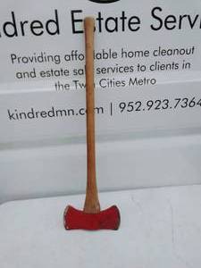 lot 134 image: Double sided Axe