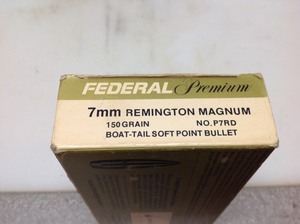 lot 21 image: 7mm Remington Magnum 150 Gr Soft Point