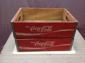 lot 37 image: 2 Grand Forks ND Coca-Cola Crates